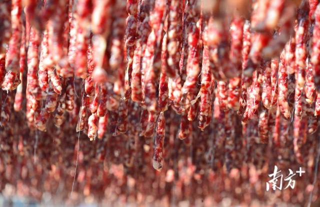 國家地理標(biāo)志保護(hù)產(chǎn)品東陂臘味。黃津 攝