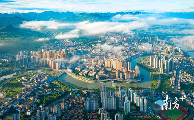 航拍連州城。黃慧誠(chéng) 攝